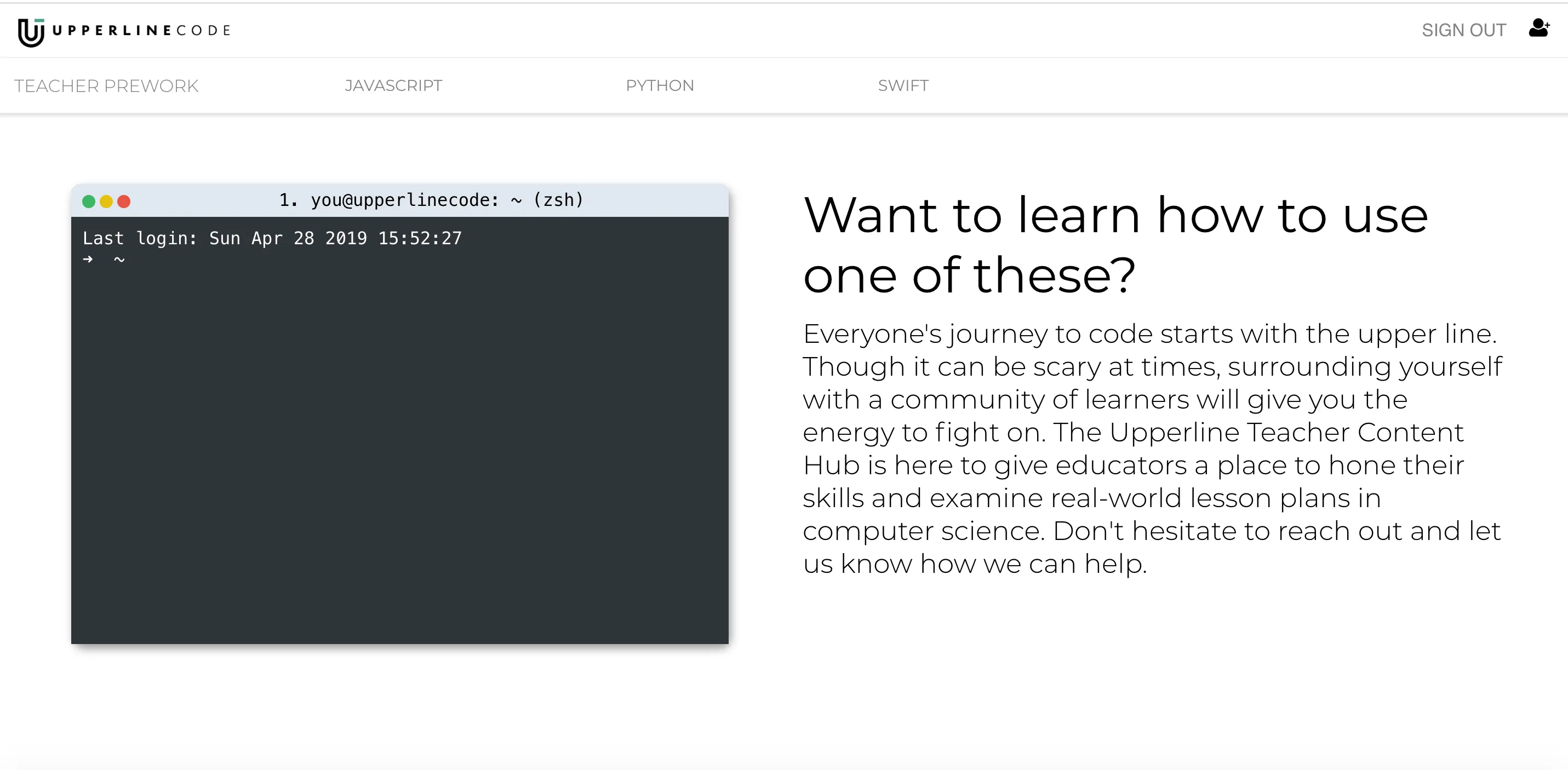 Upperline Code Teacher Onboarding Platform